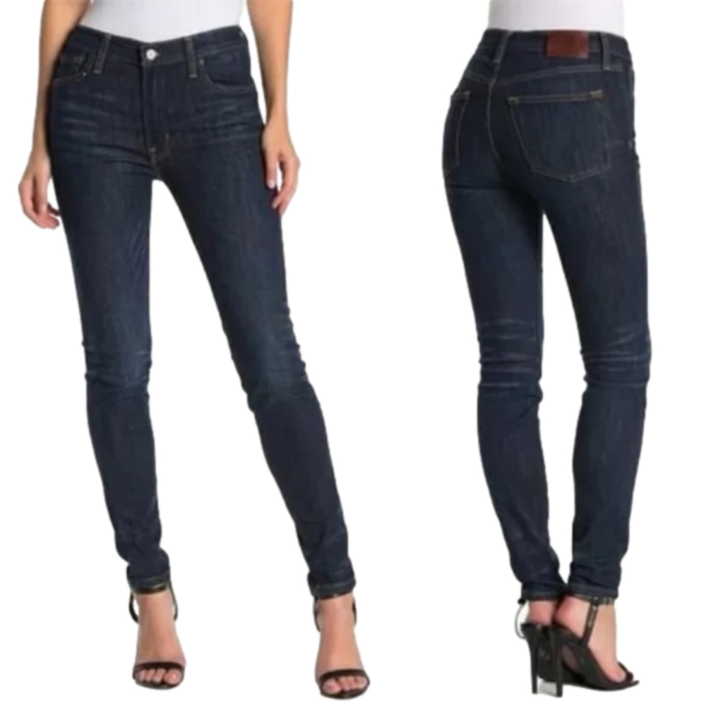 Frye Dark Wash Skinny Leg Western Boho Jeans NWT